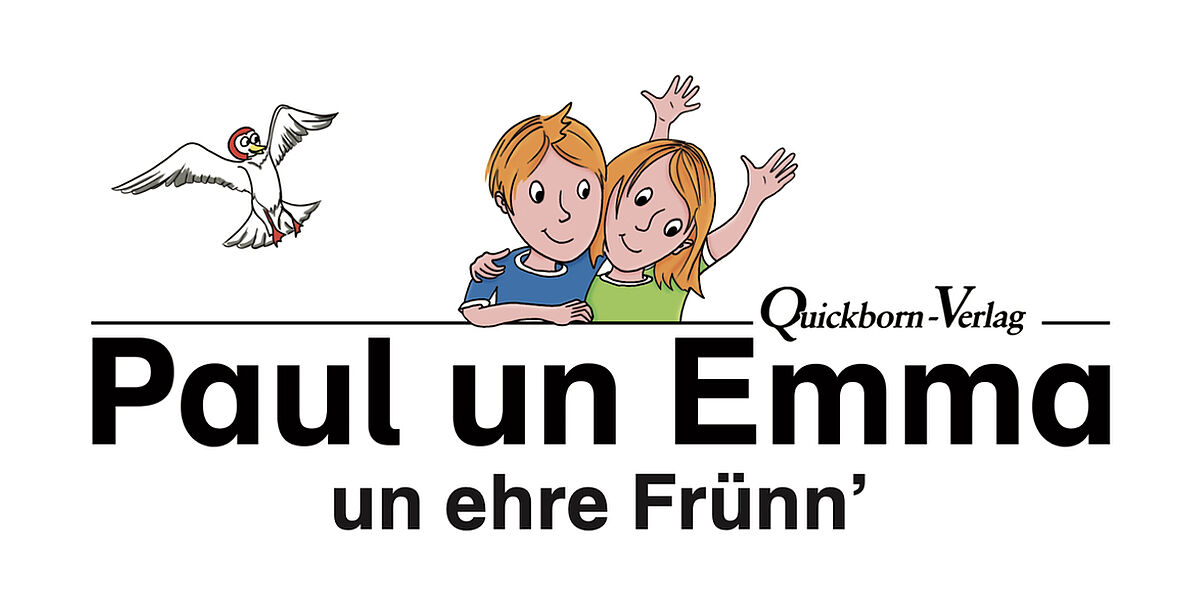 Logo Paul un Emma un ehre Frünn' vom Quickborn Verlag