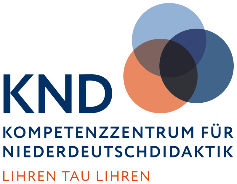 Logo des Kompetenzzentrums für Niederdeutschdidaktik. Lihren tau Lihren.