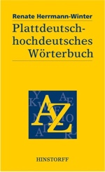 Buchdeckel plattdeutsch-hochdeutsches Wörterbuch von Renate Hermann-Winter